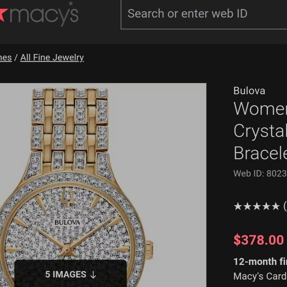 ***SOLD*** Bulova Phantom Quartz Crystal Embellished Ladies Watch 98L235 - Picture 8 of 8